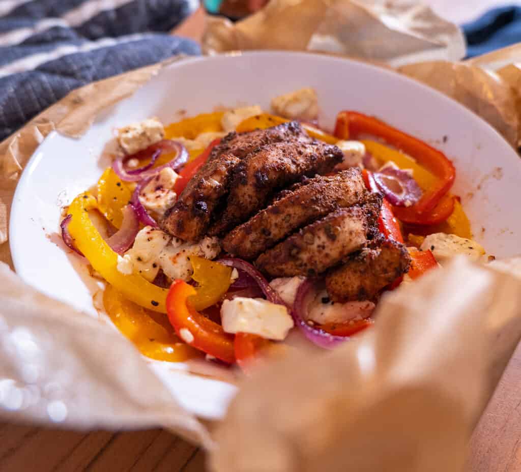Kirsch Chipotle Hähnchen im Backofen